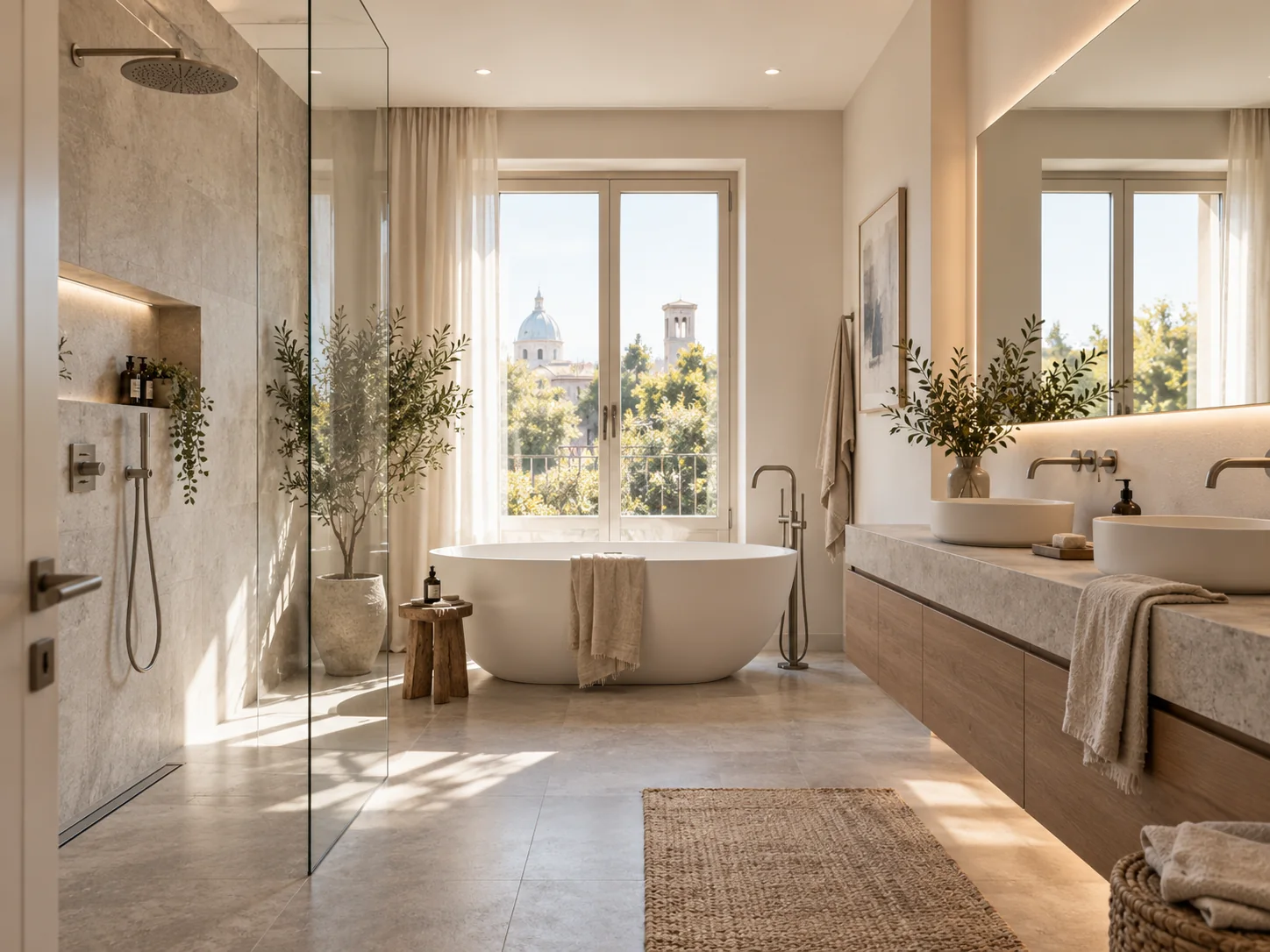 Bagno moderno ristrutturato