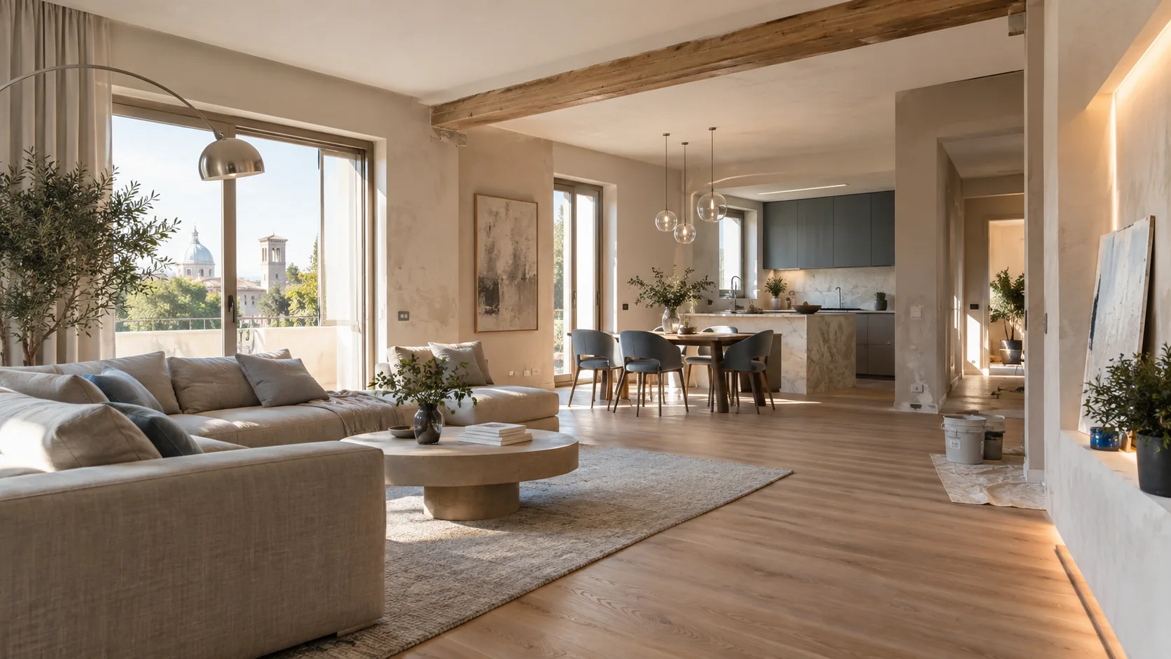 Interno moderno ristrutturato